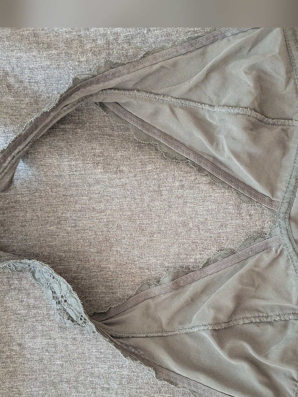 Free People Gray Lace Halter Bralette - Picture 4 of 6